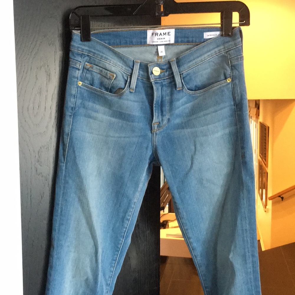 Frame skinny straight leg